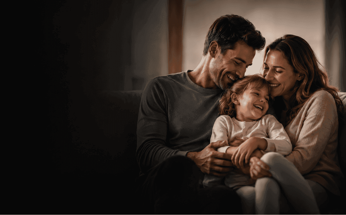 Family enjoying time together