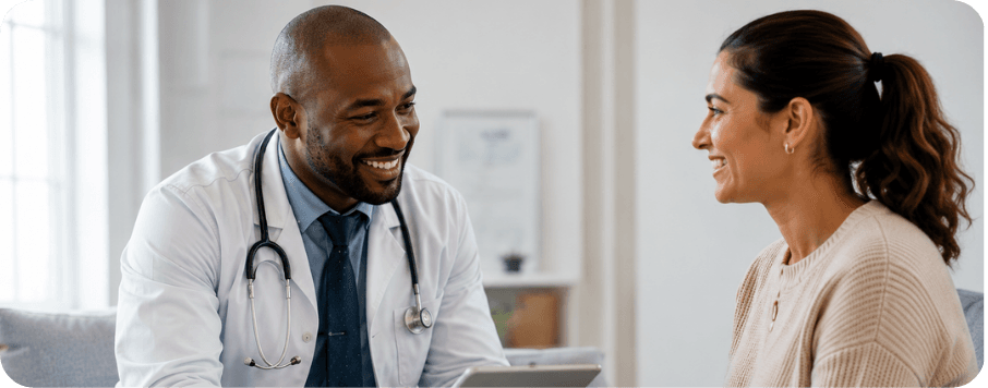 Man on phone completing quote