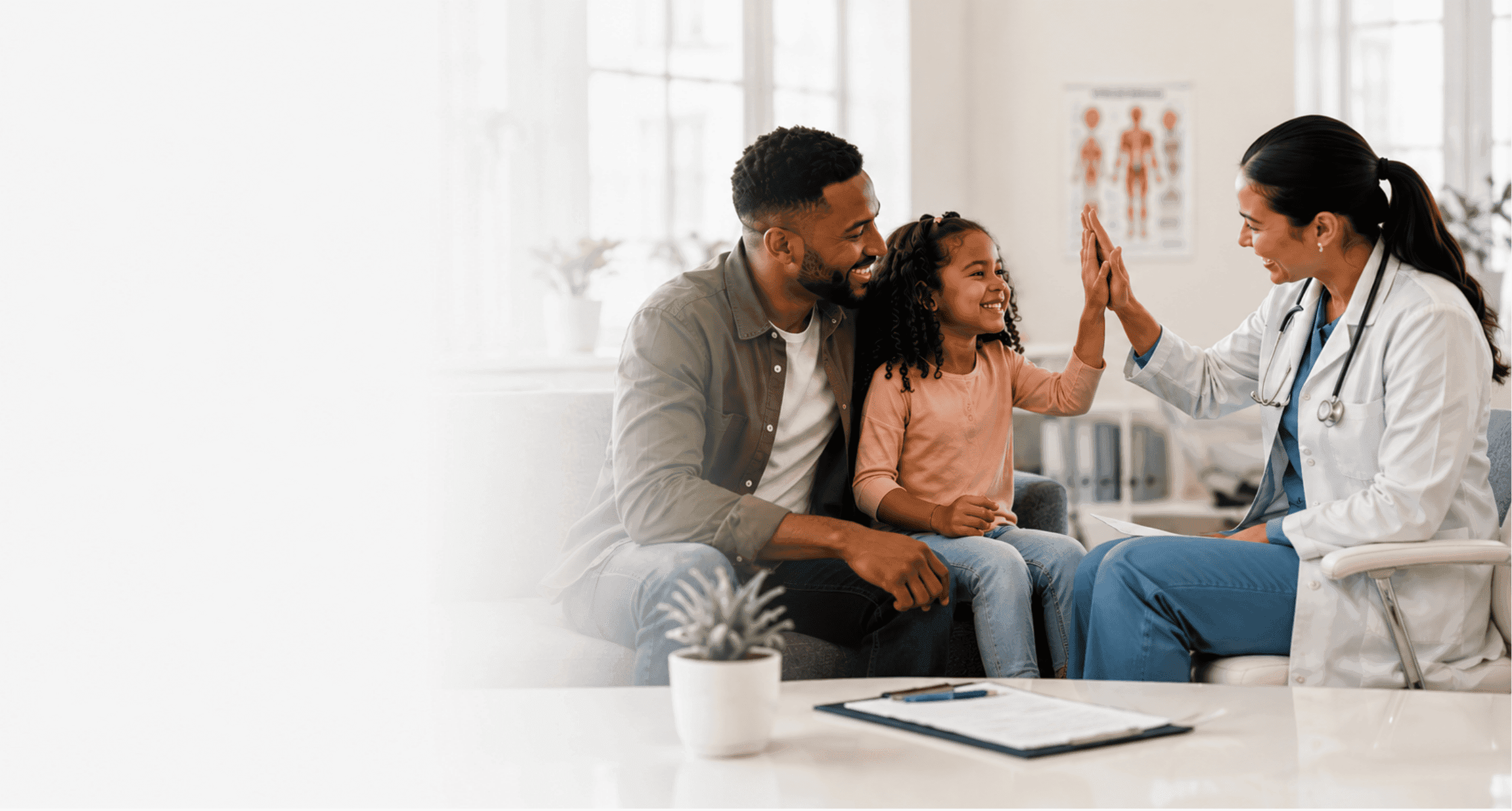 Family with doctor — How It Works